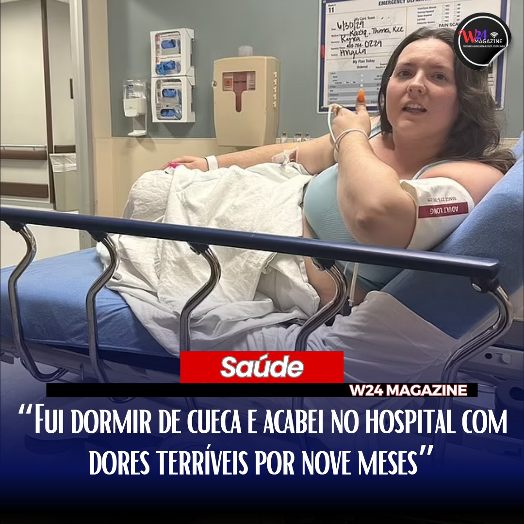 Fui dormir de cueca e acabei no hospital com dores terríveis por nove meses