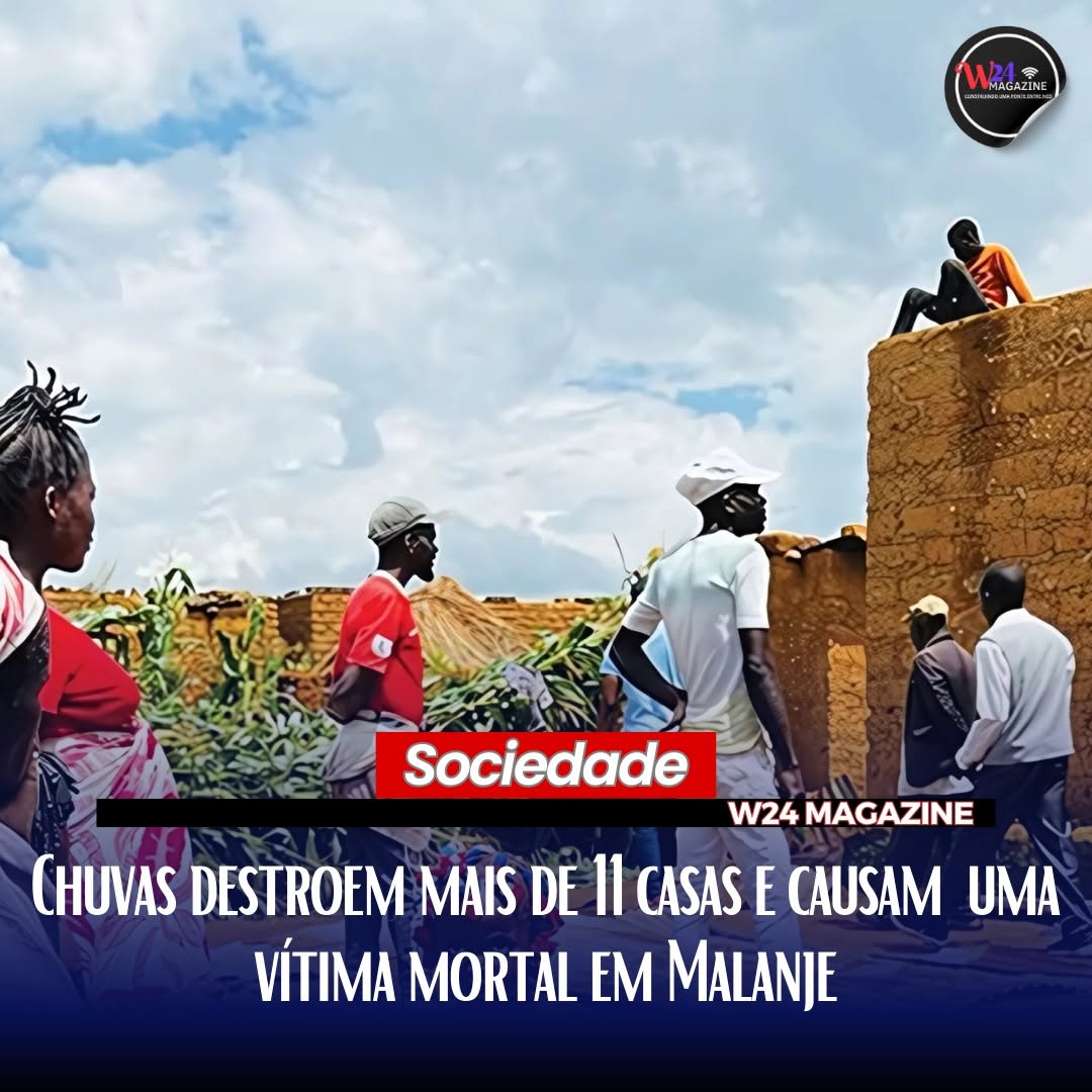 Chuvas destroem mais de 11 casas e causam uma vítima mortal em Malange